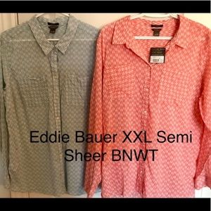 Eddie Bauer Women's Sheer Tops